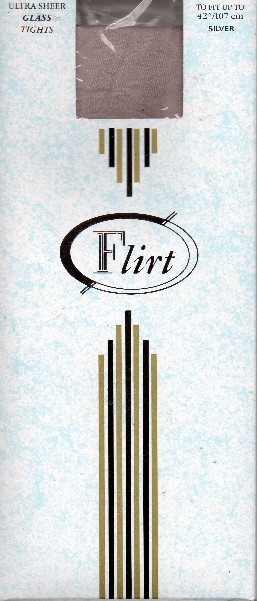 (image for) Flirt Plain Silver Glass tights